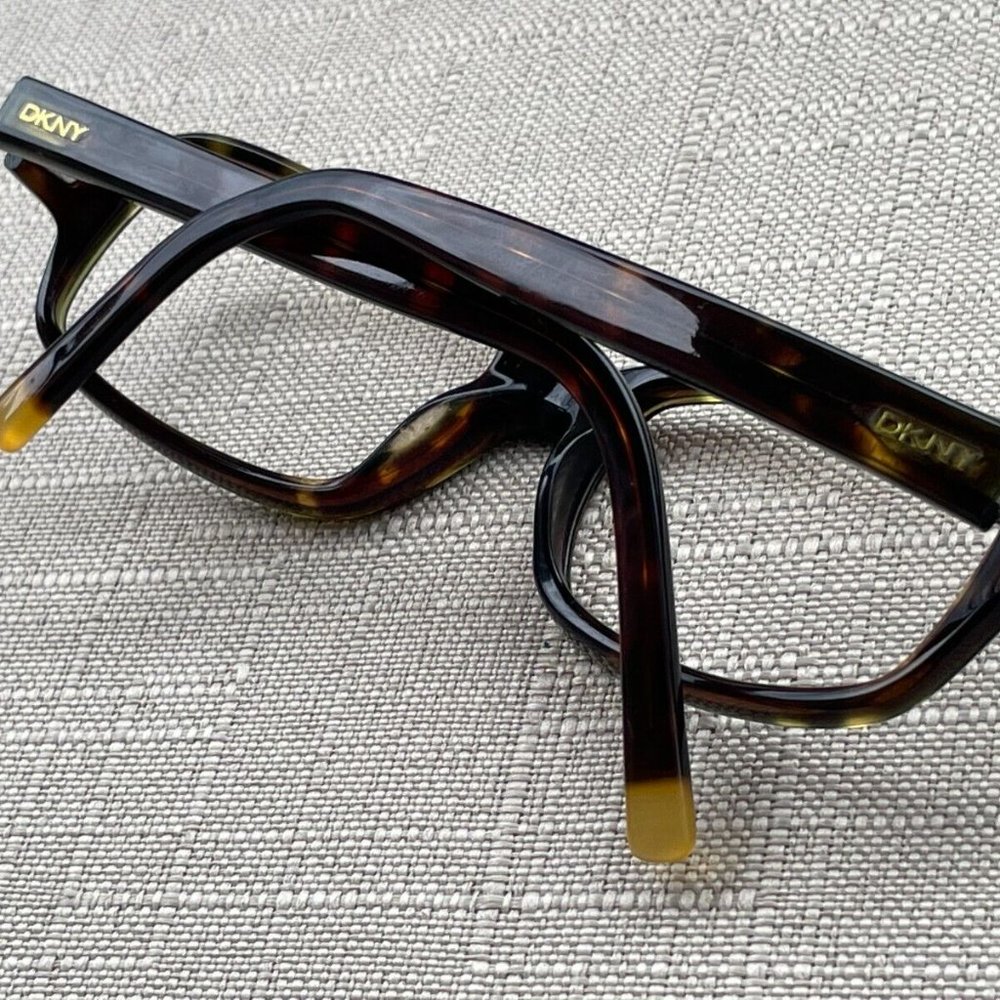 Vintage DKNY Women Eyeglasses Frame Brown Tortoise DY4007 53[]18 130 Glasses - Picture 4 of 11